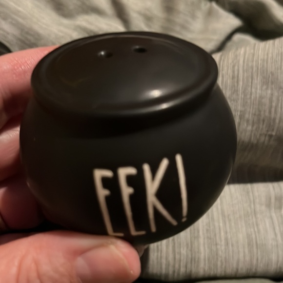 Salt & Pepper shakers - Rae Dunn - Halloween - BOO! EEK! - Picture 4 of 7